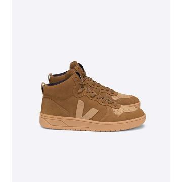 Veja V-15 NUBUCK Hoog Heren Bruin | NL 118NWY